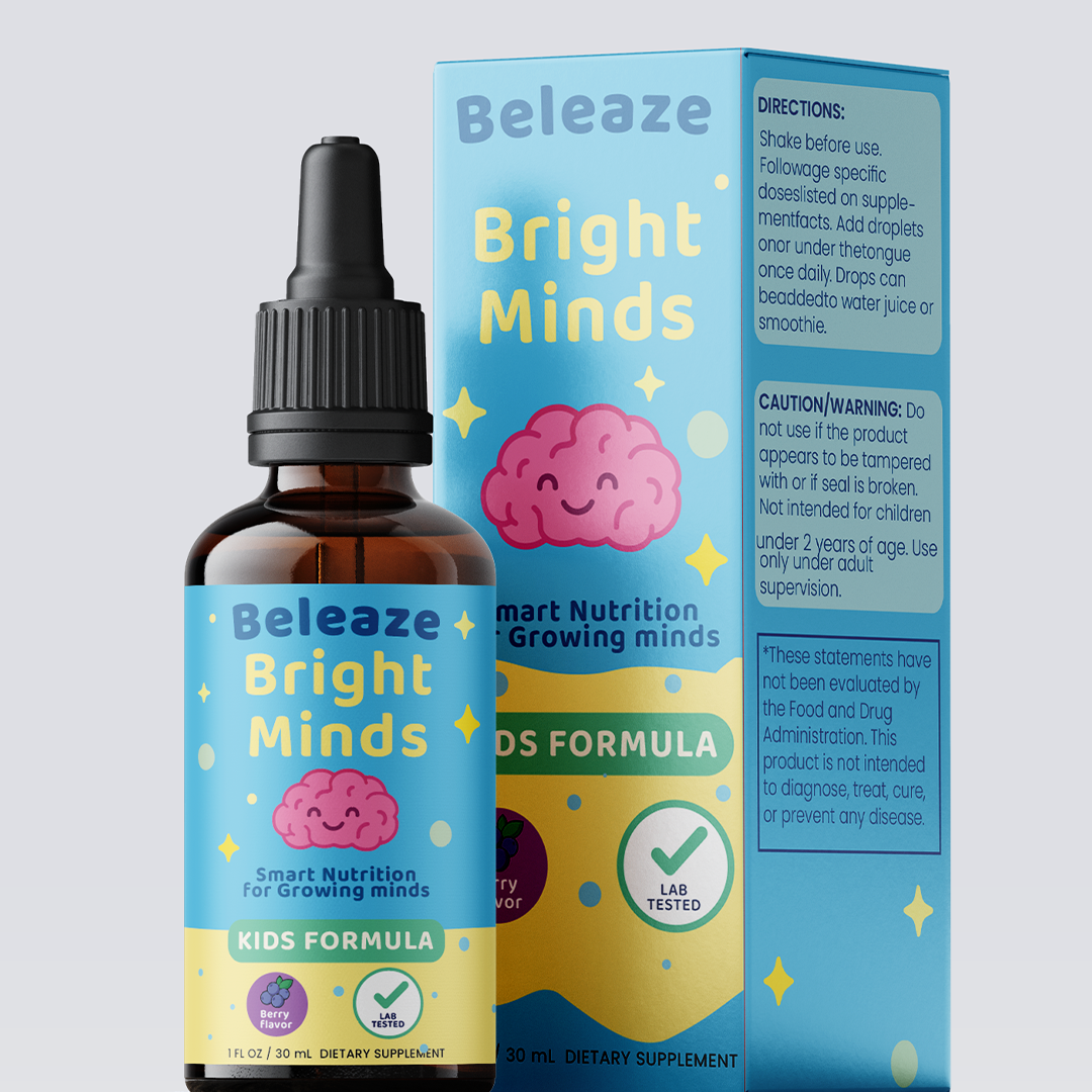 Bright Minds – Methylfolate + Methyl B12 - Superior Form of Folate